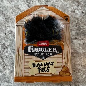 Fuggler Butt Ugly Pets Cheezee Calico Cat Fur Funny Monsters 9" Zuru Plush